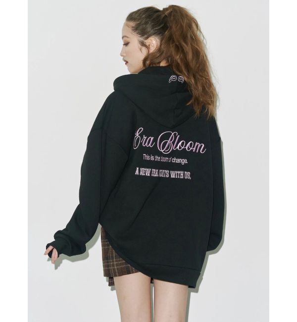 EVRIS「era bloom グラフィックジップパーカー」|パーカー|