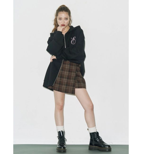 EVRIS「era bloom グラフィックジップパーカー」|パーカー|