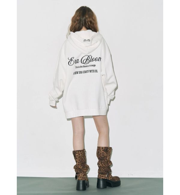 EVRIS「era bloom グラフィックジップパーカー」|パーカー|