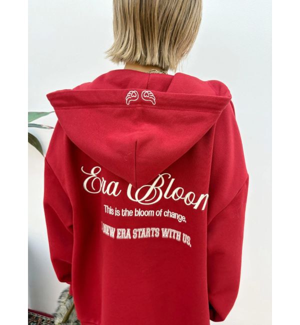 EVRIS「era bloom グラフィックジップパーカー」|パーカー|