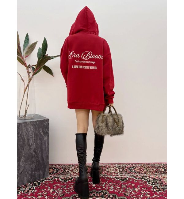 EVRIS「era bloom グラフィックジップパーカー」|パーカー|