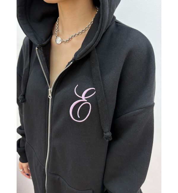 EVRIS「era bloom グラフィックジップパーカー」|パーカー|