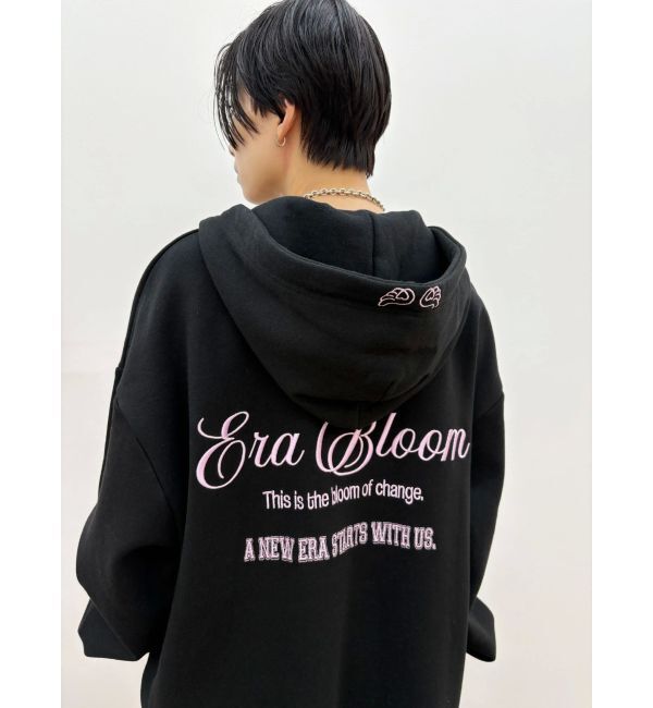 EVRIS「era bloom グラフィックジップパーカー」|パーカー|
