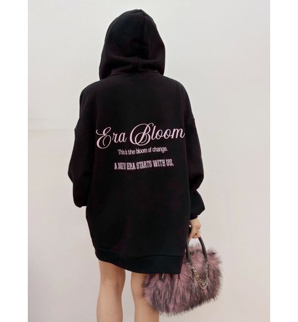 EVRIS「era bloom グラフィックジップパーカー」|パーカー|