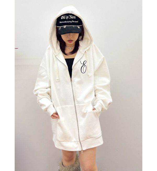 EVRIS「era bloom グラフィックジップパーカー」|パーカー|