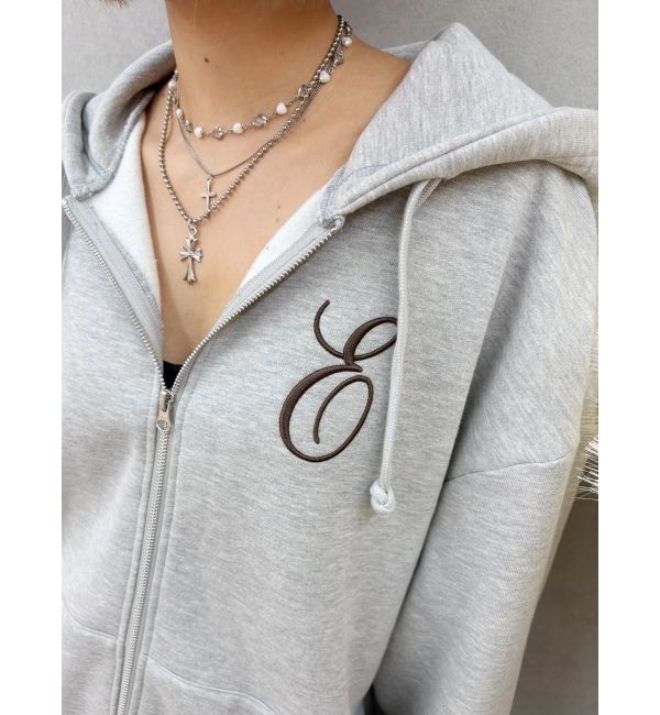 EVRIS「era bloom グラフィックジップパーカー」|パーカー|