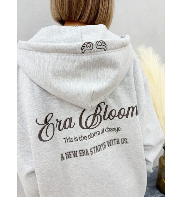 EVRIS「era bloom グラフィックジップパーカー」|パーカー|