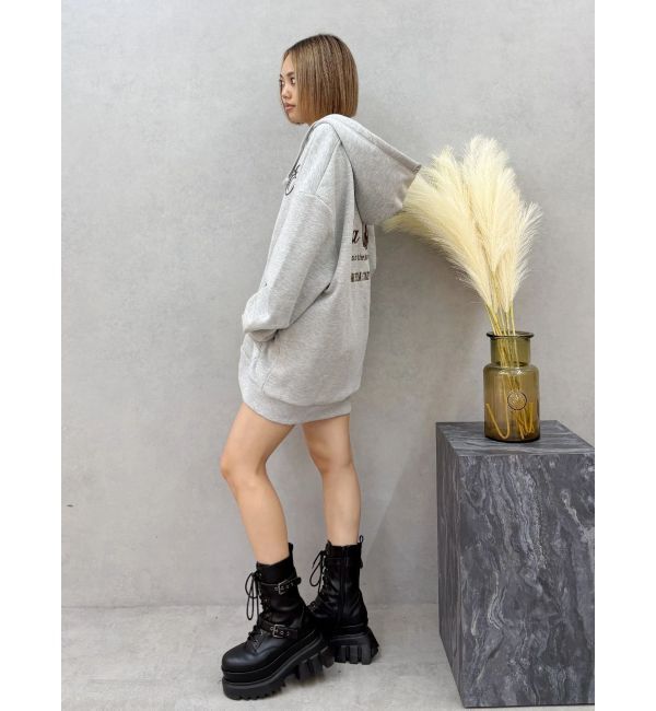 EVRIS「era bloom グラフィックジップパーカー」|パーカー|