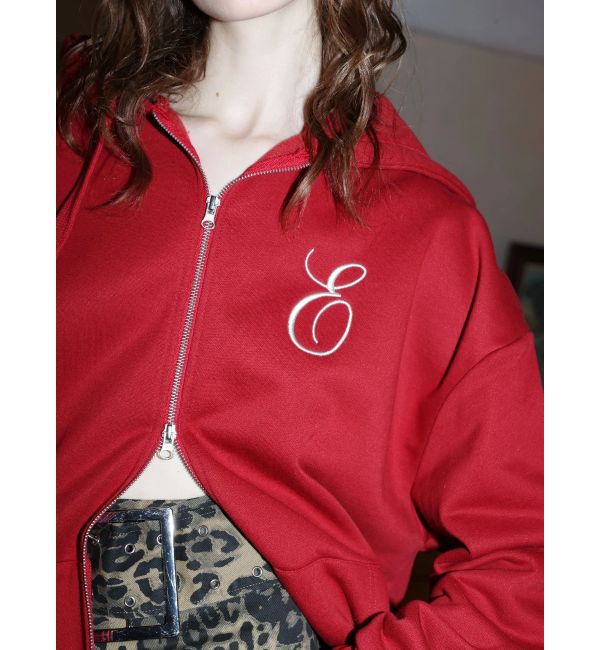 EVRIS「era bloom グラフィックジップパーカー」|パーカー|