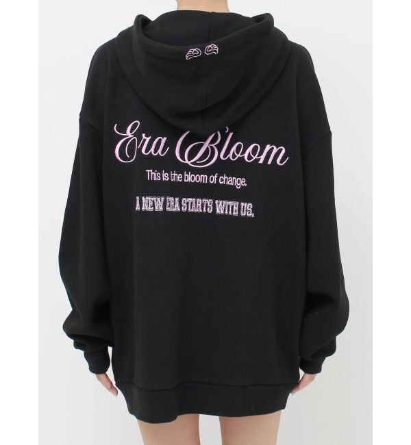 EVRIS「era bloom グラフィックジップパーカー」|パーカー|