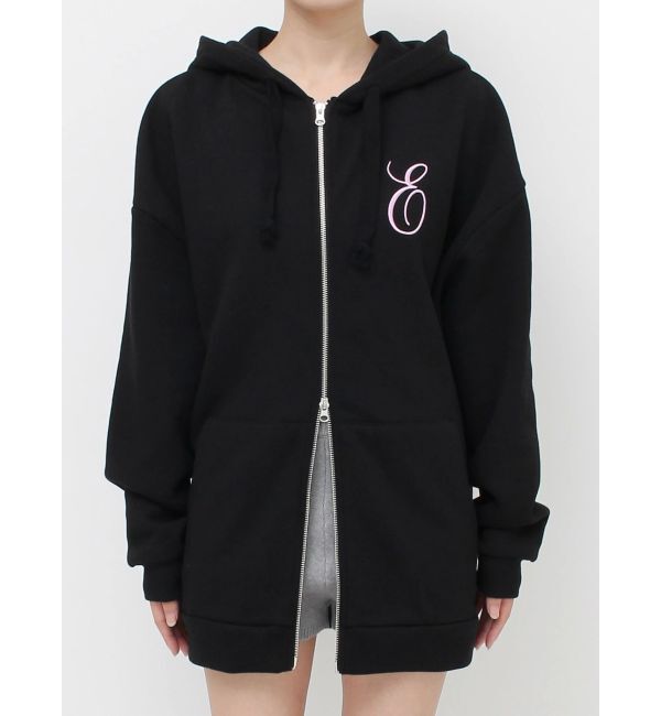 EVRIS「era bloom グラフィックジップパーカー」|パーカー|