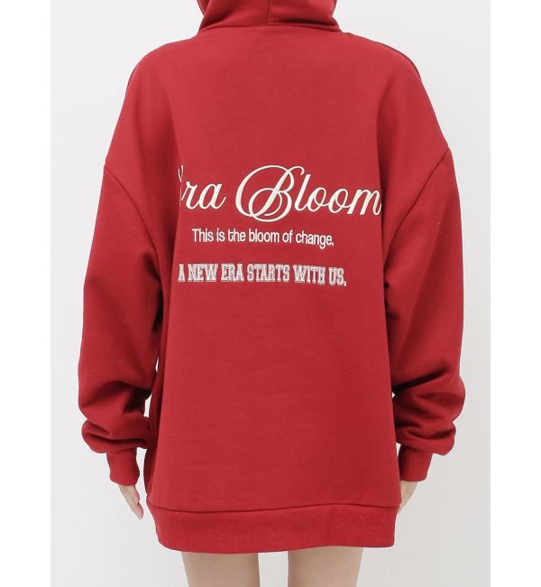 EVRIS「era bloom グラフィックジップパーカー」|パーカー|