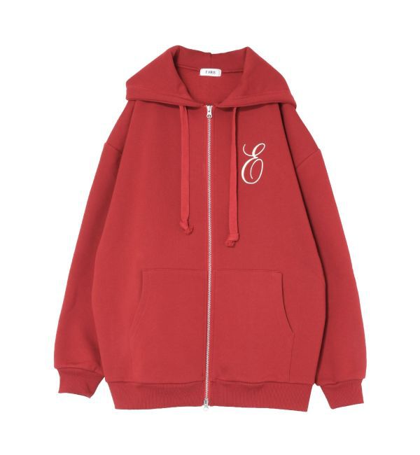 EVRIS「era bloom グラフィックジップパーカー」|パーカー|