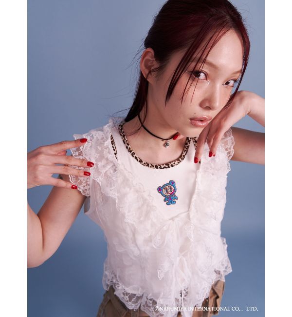 jouetie「【ANGELBLUE&times;jouetie】パイピングキャミ」|キャミソール|