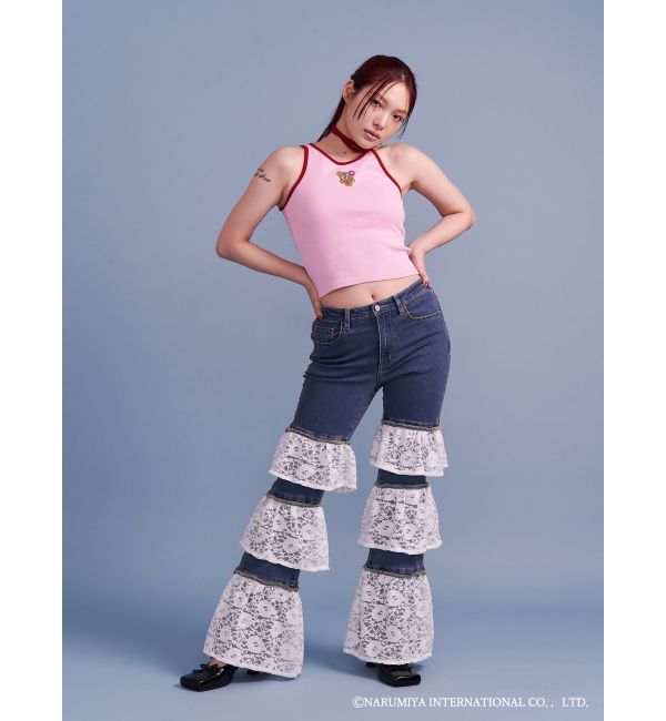 jouetie「【ANGELBLUE&times;jouetie】パイピングキャミ」|キャミソール|