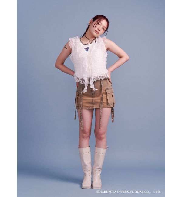 jouetie「【ANGELBLUE&times;jouetie】パイピングキャミ」|キャミソール|