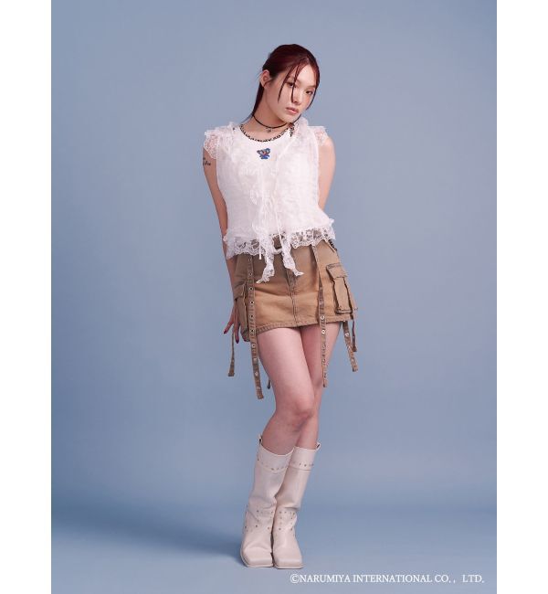 jouetie「【ANGELBLUE&times;jouetie】パイピングキャミ」|キャミソール|