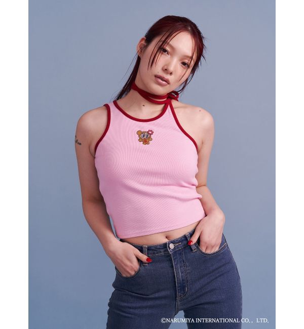 jouetie「【ANGELBLUE&times;jouetie】パイピングキャミ」|キャミソール|ピンク