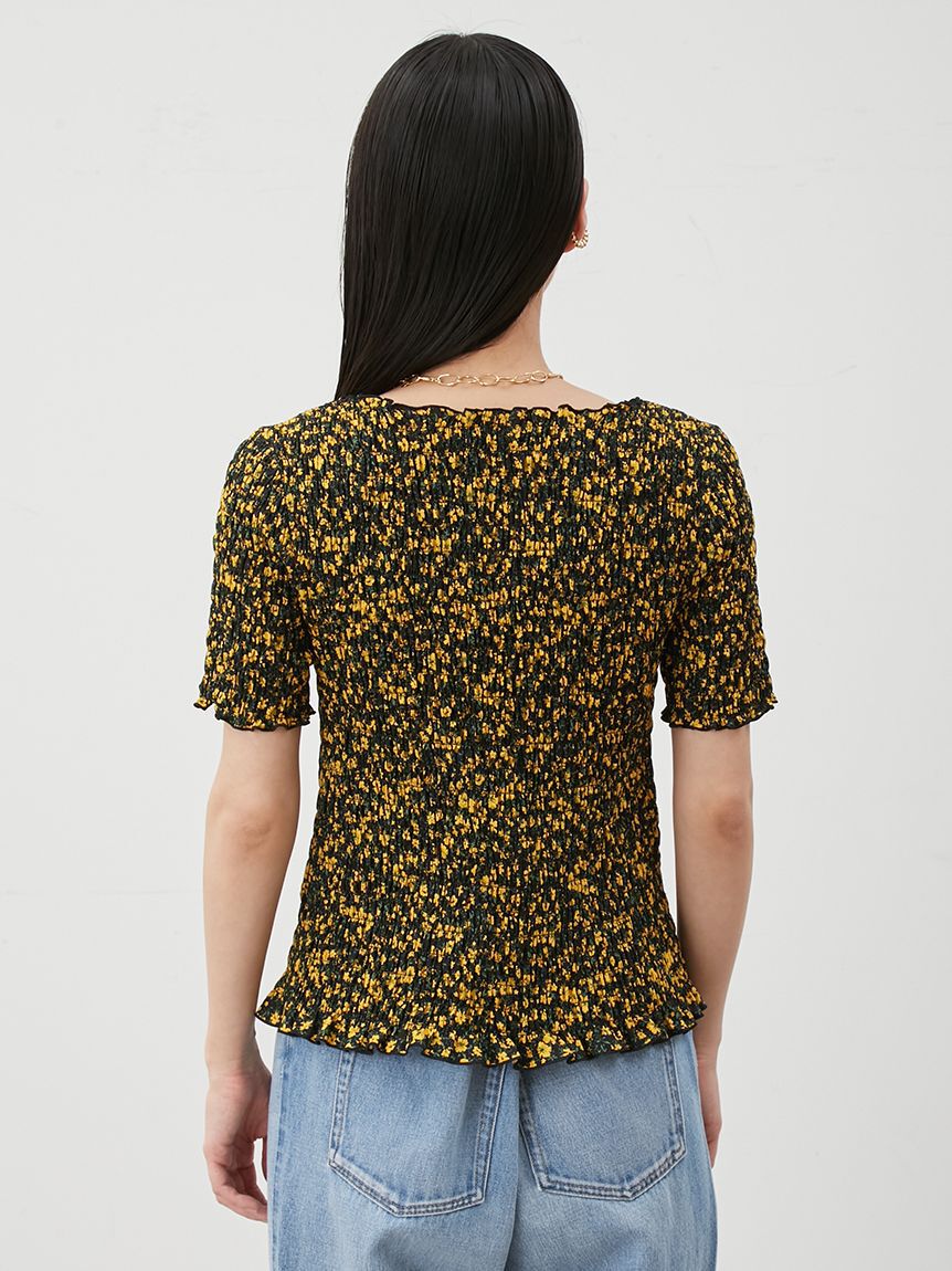 Mila Owen「シャーリングブラウス」|シャツ・ブラウス|