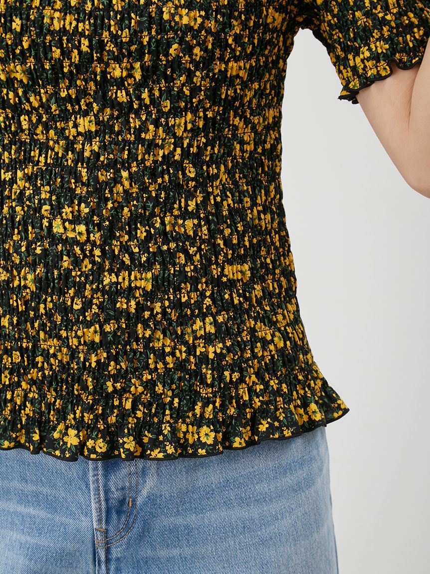 Mila Owen「シャーリングブラウス」|シャツ・ブラウス|