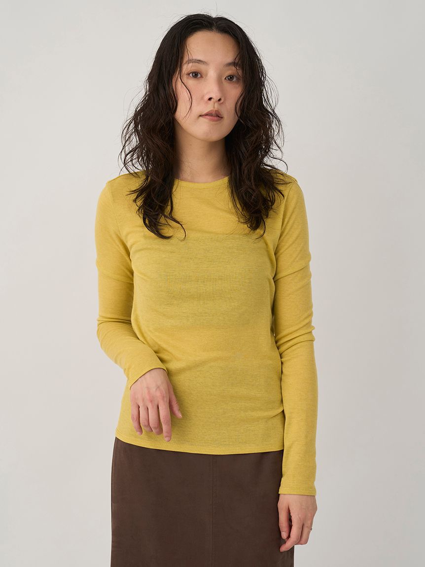 emmi atelier「セミシアーフライストップス」|Tシャツ・カットソー|