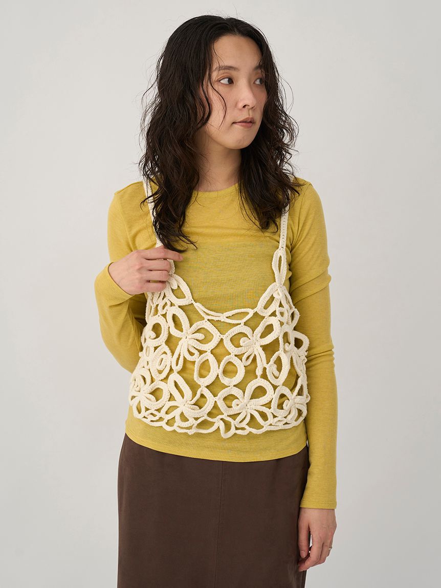 emmi atelier「セミシアーフライストップス」|Tシャツ・カットソー|