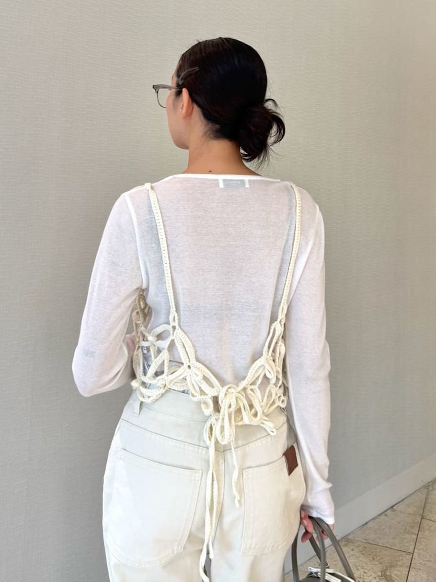 emmi atelier「セミシアーフライストップス」|Tシャツ・カットソー|