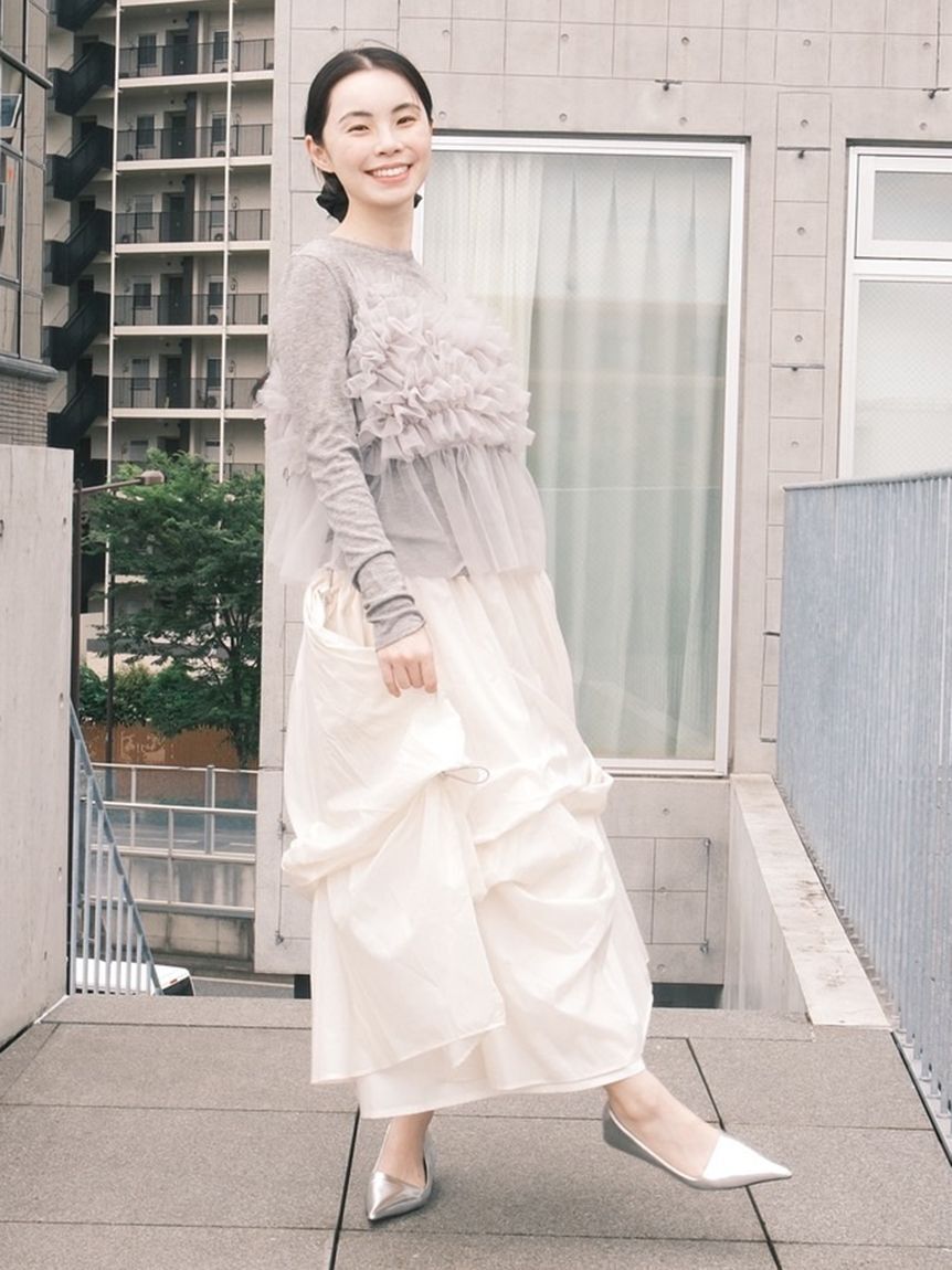 emmi atelier「セミシアーフライストップス」|Tシャツ・カットソー|