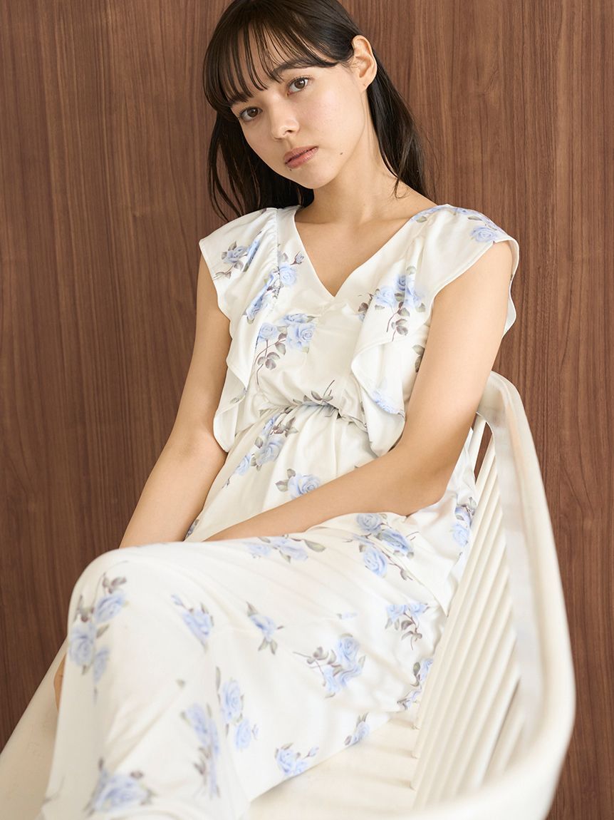 gelato pique「中花柄カップインプルオーバー」|ルームウェア|