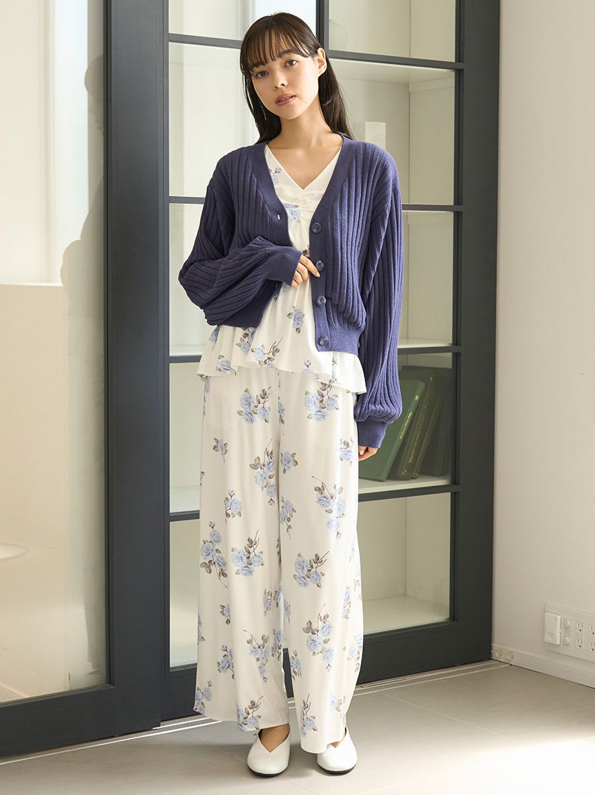 gelato pique「中花柄カップインプルオーバー」|ルームウェア|