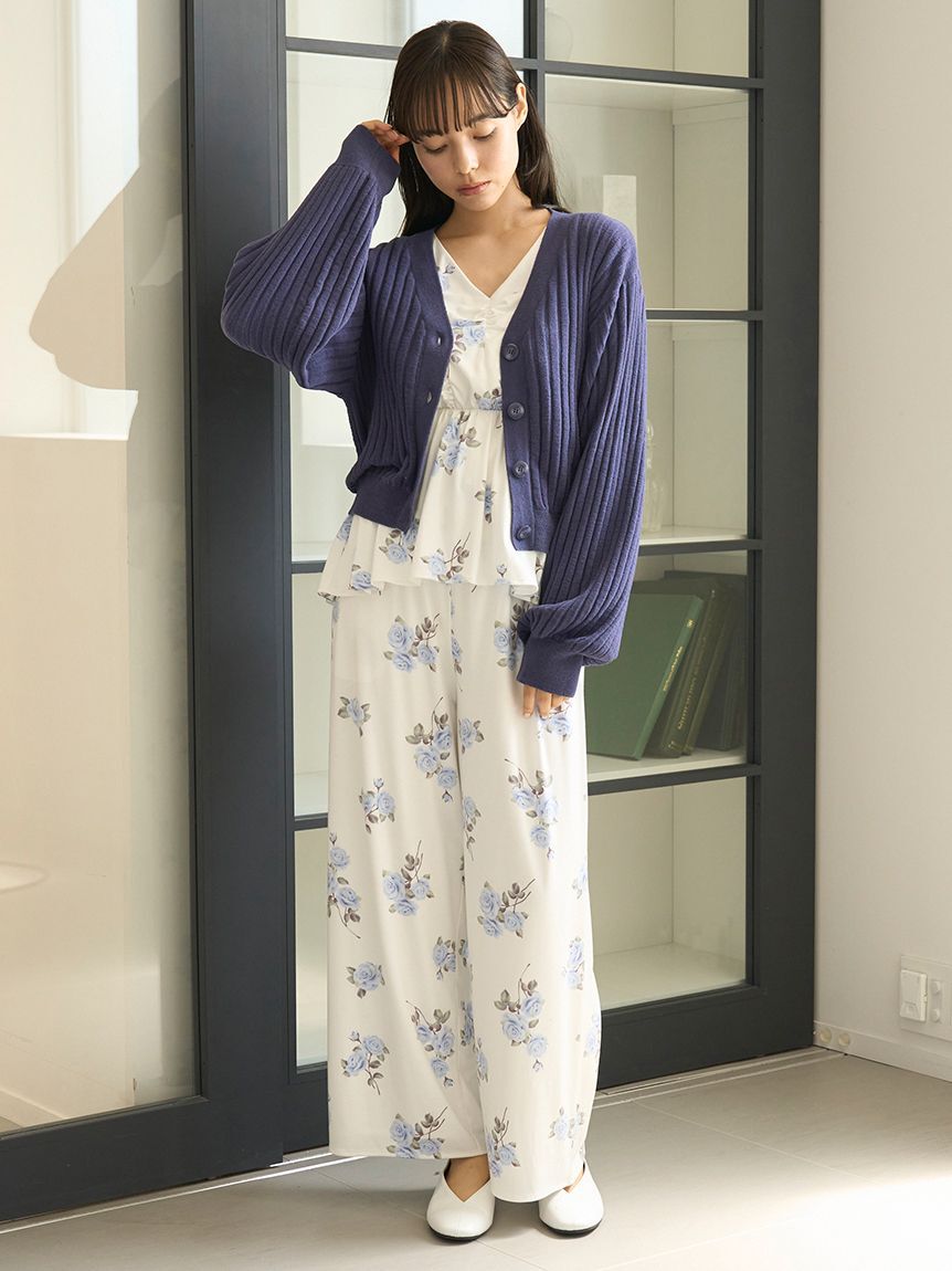 gelato pique「中花柄カップインプルオーバー」|ルームウェア|