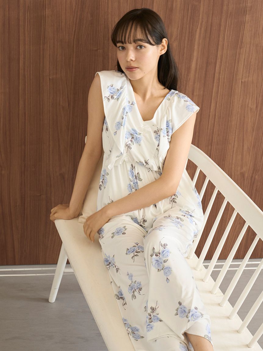 gelato pique「中花柄カップインプルオーバー」|ルームウェア|