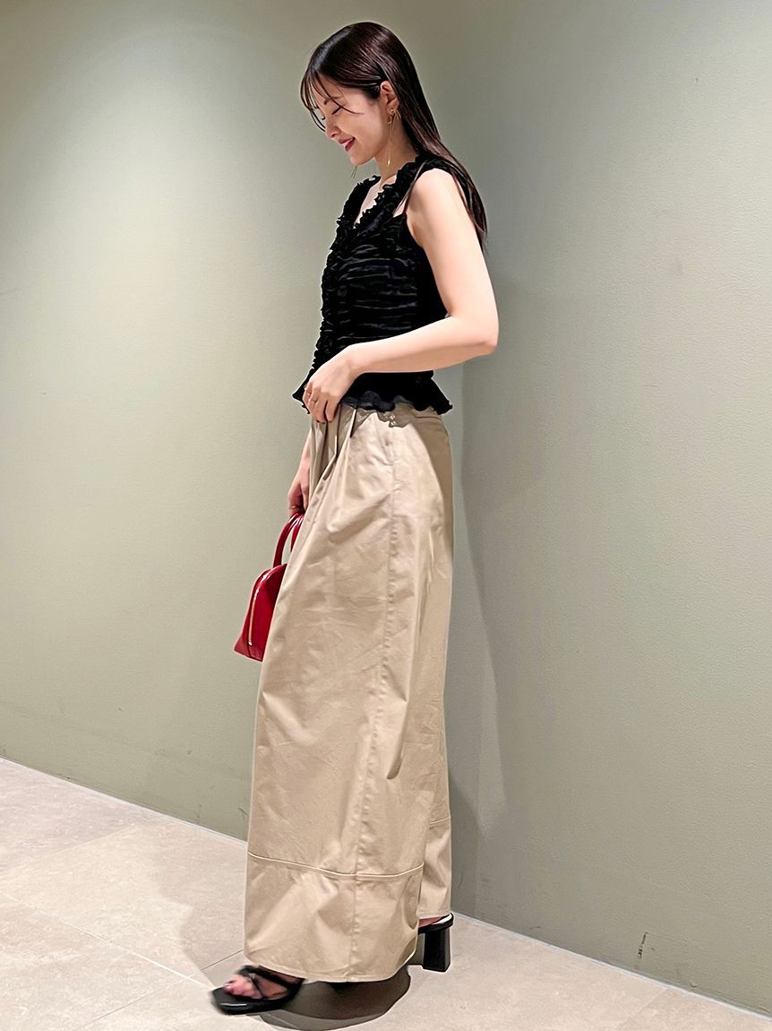 SNIDEL「カットレースフリルプルオーバー」|Tシャツ・カットソー|