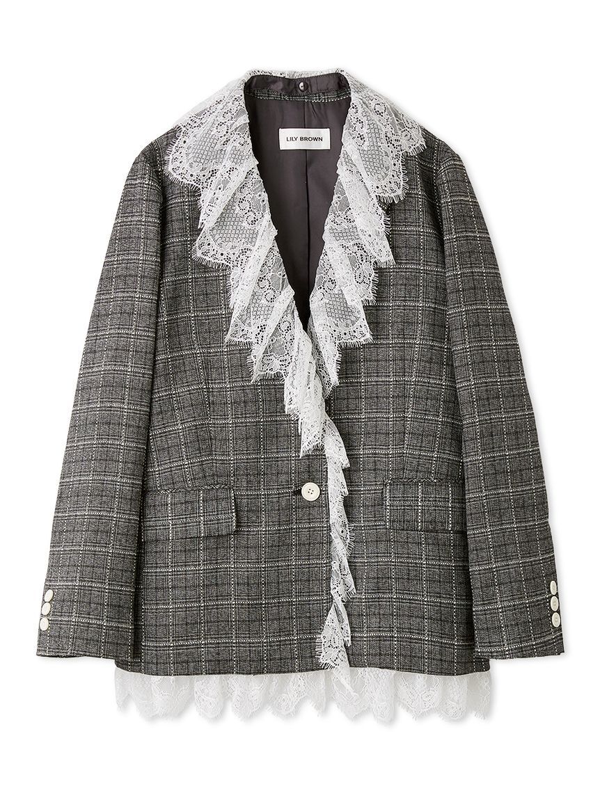 LILY BROWN「2wayヴィンテージライクレースジャケット」|その他|