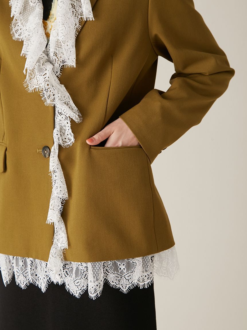 LILY BROWN「2wayヴィンテージライクレースジャケット」|その他|