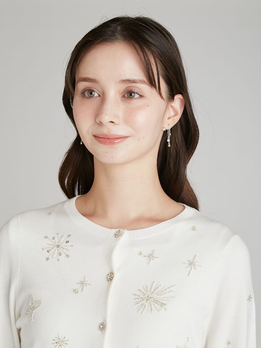 CELFORD「【YUMI KATSURA for CELFORD】コラボスターリー刺繍ニットアンサンブル」|ニット・セーター|