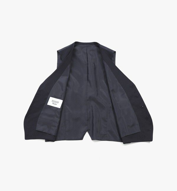 MACKINTOSH PHILOSOPHY「【24年秋冬モデル】トロッター ウェストコート#000（ナンバーゼロ）バーズアイストレッチ　リサイクル」|その他|