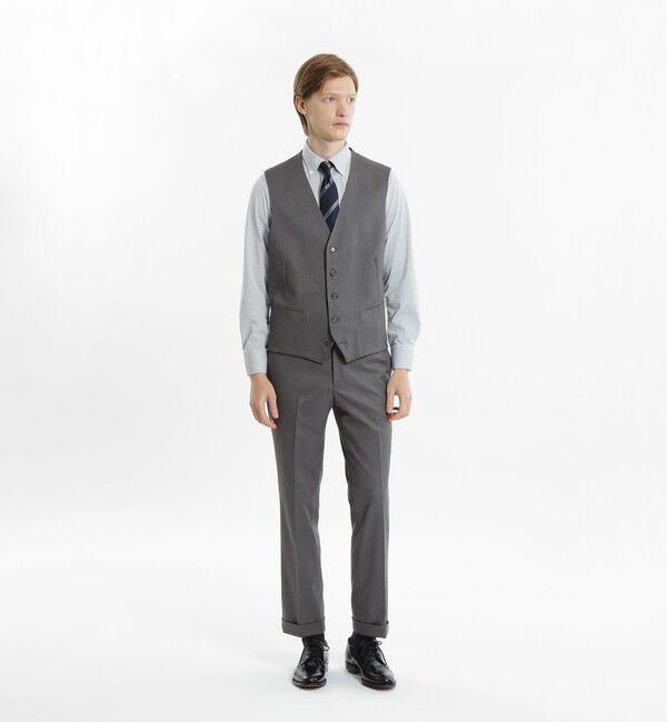 MACKINTOSH PHILOSOPHY「【24年秋冬モデル】トロッター ウェストコート#000（ナンバーゼロ）バーズアイストレッチ　リサイクル」|その他|