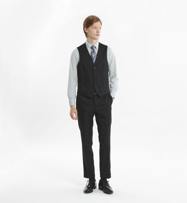 MACKINTOSH PHILOSOPHY「【24年秋冬モデル】トロッター ウェストコート#000（ナンバーゼロ）バーズアイストレッチ　リサイクル」|その他|