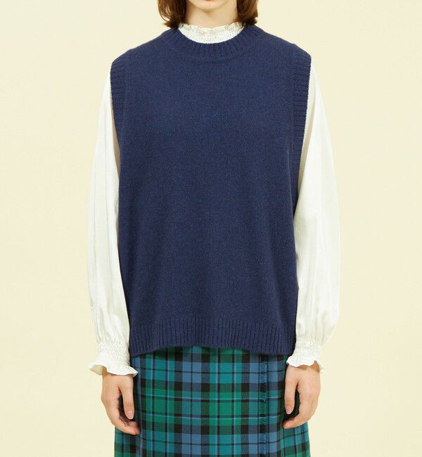 MACKINTOSH PHILOSOPHY「サイドボタンニットベスト」|ニット・セーター|