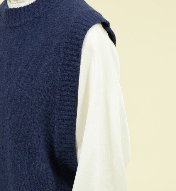 MACKINTOSH PHILOSOPHY「サイドボタンニットベスト」|ニット・セーター|