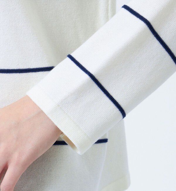 MACKINTOSH PHILOSOPHY「ライティングロゴボーダーニット」|ニット・セーター|