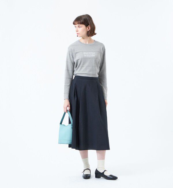 MACKINTOSH PHILOSOPHY「ライティングロゴボーダーニット」|ニット・セーター|