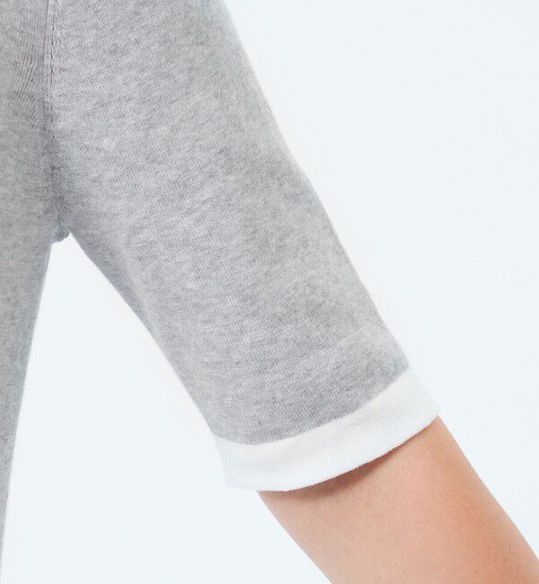 MACKINTOSH PHILOSOPHY「【2025年春夏モデル】Cleric Collar Knit ハーフスリーブ」|ニット・セーター|