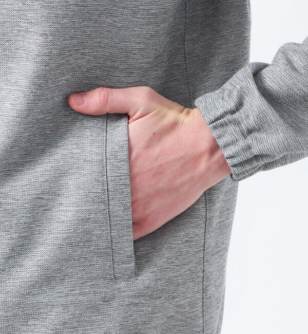 MACKINTOSH PHILOSOPHY「テーラードジャージー フーデッドパーカー 杢カラミストレッチ」|ブルゾン・スタジャン|