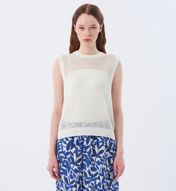 MACKINTOSH PHILOSOPHY「メッシュニットベスト」|ニット・セーター|