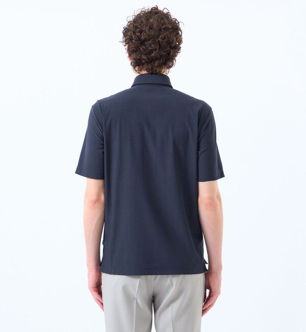 MACKINTOSH PHILOSOPHY「【TROTTER with FREEZE TECH】トロッター ボタンダウンポロシャツ　氷撃プリントトリコット」|シャツ・ブラウス|