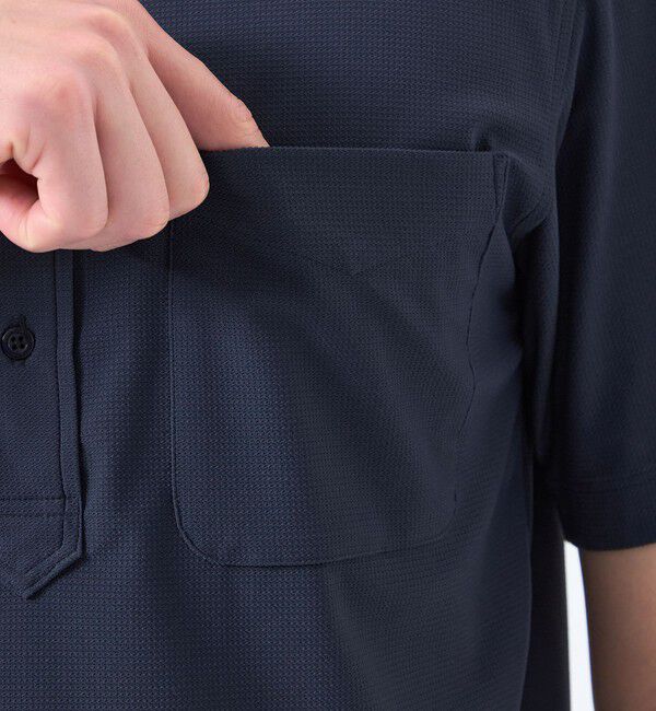 MACKINTOSH PHILOSOPHY「【TROTTER with FREEZE TECH】トロッター ボタンダウンポロシャツ　氷撃プリントトリコット」|シャツ・ブラウス|