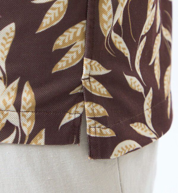 MACKINTOSH PHILOSOPHY「ボタニカルプリント ボタンダウン半袖シャツ」|シャツ・ブラウス|