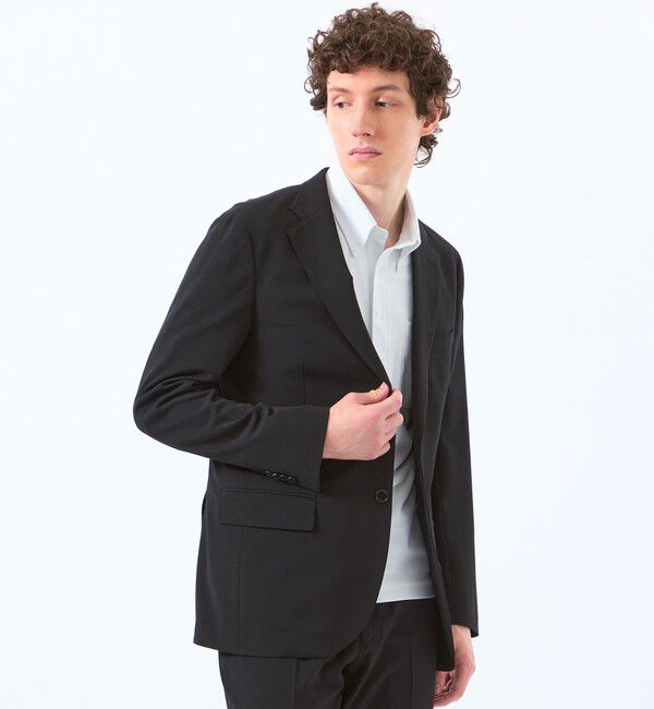 MACKINTOSH PHILOSOPHY「トロッター ジャケット#121 ストレッチワッシャー」|テーラードジャケット|ブラック